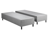 Łóżko hotelowe niskie możliwość łączenia BOX szare