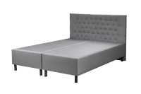 Łóżko hotelowe niskie możliwość łączenia BOX szare