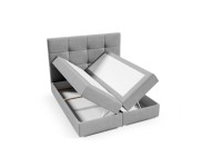 łóżko kontynentalne 160x200 z pojemnikiem tapicerowane do sypialni z materacem Harry 1 internetowy sklep meblowy Birdmeble