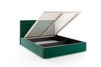 łóżko tapicerowane 180x200 do sypialni z pojemnikiem dwuosobowe Lena sklep meblowy BIRDMEBLE online