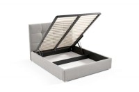 łóżko tapicerowane 160x200 do sypialni z pojemnikiem dwuosobowe Harry sklep meblowy BirdMeble online