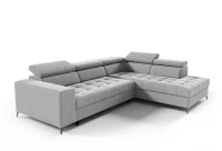 Duży narożnik z funkcją spania codziennego i pojemnikiem do salonu Forst prawy - internetowy sklep meblowy Bird Meble