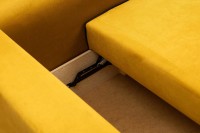 Zestaw wypoczynkowy do salonu sofa Merida funkcja spania pojemnik na pościel mechanizm podnoszenia - internetowy sklep meblowy Bird Meble