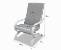 Fotel finka do salonu pokoju Girona wymiary - internetowy sklep meblowy Bird Meble