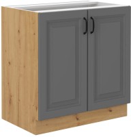 Szafka kuchenna STILO 80 D 2D dolna Szary/Dąb Artisan