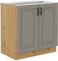 Szafka Kuchenna Dolna Gliniasty Szary/Dąb Artisan STILO 80 2D