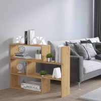 Regał na książki rozsuwany otwarty 83 cm Karol 03 Dąb Artisan w aranżacji