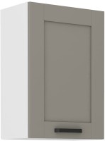 Wisząca szafka do kuchni górna LUNA 50 G-72 1F Gliniasty szary/biały
