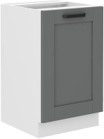 Dolna Szafka kuchenna pod zlew LUNA 50 ZL 1F Szary/Biały