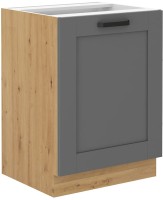 Szafka kuchenna dolna LUNA 60 D 1F BB Szary/Dąb Artisan