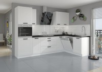 Zestaw mebli kuchennych w kolorze białym kolekcja Luna