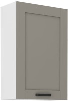 Górna szafka wisząca do kuchni z kolekcji LUNA 60 G-90 1F Gliniasty Szary/Biały