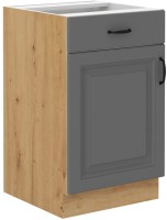 Szafka kuchenna STILO 50 D 1F 1 S Szary/Dąb Artisan dolna z szufladą