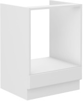 Szafka STILO 60 D GAZ Biały/Biały kuchenna dolna pod piekarnik