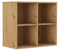 Wisząca szafka biurowa Malta 104 2D Dąb Artisan wnętrze