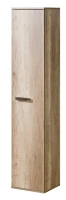 Wąska szafa do salonu z kolekcji romero bieliźniarka w kolorze dąb canyon
