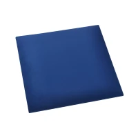 Panel ścienny tapicerowany 3D o wymiarze 40x40 wezgłowie w kolorze niebieskim.