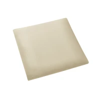 Panel ścienny tapicerowany 3D o wymiarze 30x30 wezgłowie w kolorze beżowym.