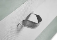 Tapczan młodzieżowy z pojemnikiem na pościel Hirek 90x200 uchwyt do podnoszenia miętowy/szary - internetowy sklep meblowy BIRD Meble