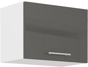 Szafka kuchenna wisząca górna LARA 50 GU-36 1F Grafit/Biały