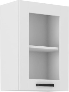 Szafka kuchenna wisząca górna z witryną LUNA 40 GS-72 1F Biały/Biały
