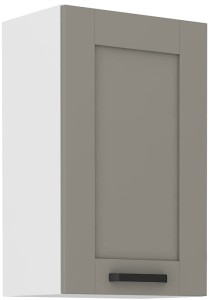 Szafka kuchenna wisząca górna LUNA 45 G-72 1F Gliniasty Szary/Biały