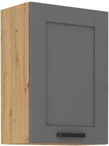 Szafka kuchenna wisząca górna LUNA 50 G-72 1F Szary/Dąb Artisan