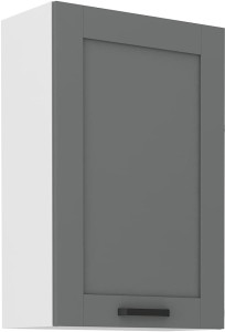 Szafka kuchenna wisząca górna LUNA 60 G-90 1F Szary/Biały