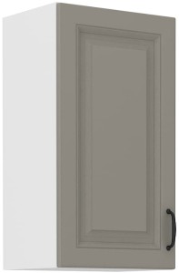 Szafka kuchenna wisząca górna STILO 40 G-72 1F Gliniasty Szary/Biały