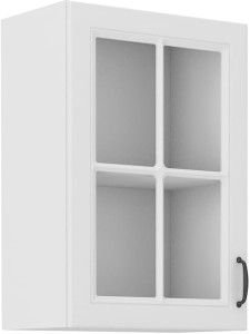 Szafka kuchenna wisząca górna z witryną STILO 40 GS-72 1F Biały/Biały