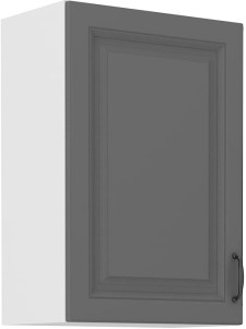 Szafka kuchenna wisząca górna STILO 50 G-72 1F Szary/Biały