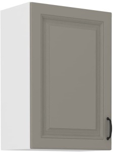Szafka kuchenna wisząca górna STILO 50 G-72 1F Gliniasty Szary/Biały