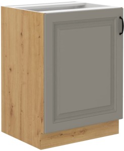 Szafka kuchenna dolna STILO 60 D 1F Gliniasty Szary/Dąb Artisan