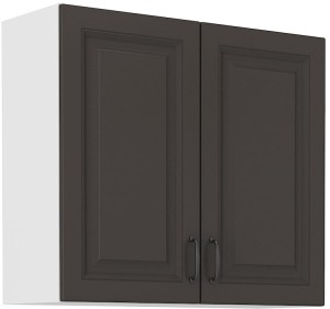 Szafka kuchenna wisząca górna STILO 80 G-72 2F Grafit/Biały