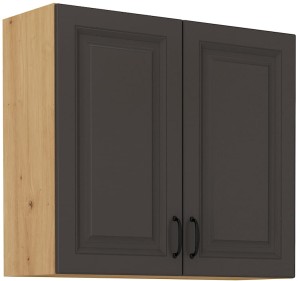 Szafka kuchenna wisząca górna STILO 80 G-72 2F Grafit/Artisan