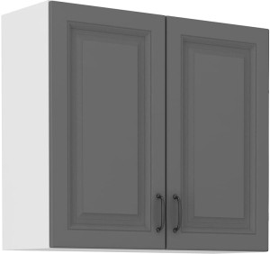 Szafka kuchenna wisząca górna STILO 80 G-72 2F Szary/Biały