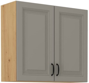 Szafka kuchenna wisząca górna STILO 80 G-72 2F Gliniasty Szary/Dąb Artisan