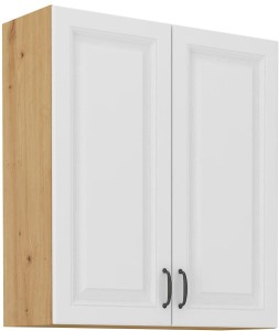 Szafka kuchenna wisząca górna STILO 80 G-90 2F Biały/Dąb Artisan