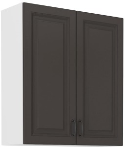 Szafka kuchenna wisząca górna STILO 80 G-90 2F Grafit/Biały