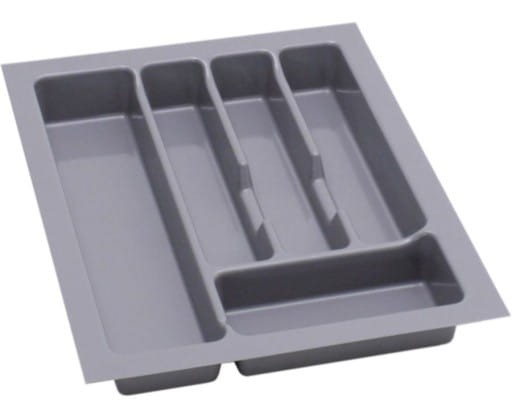 wkład szuflady sztućce szary