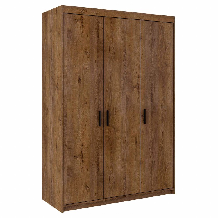 Szafa trzydrzwiowa z półkami do pokoju Elena Dąb Lefkas