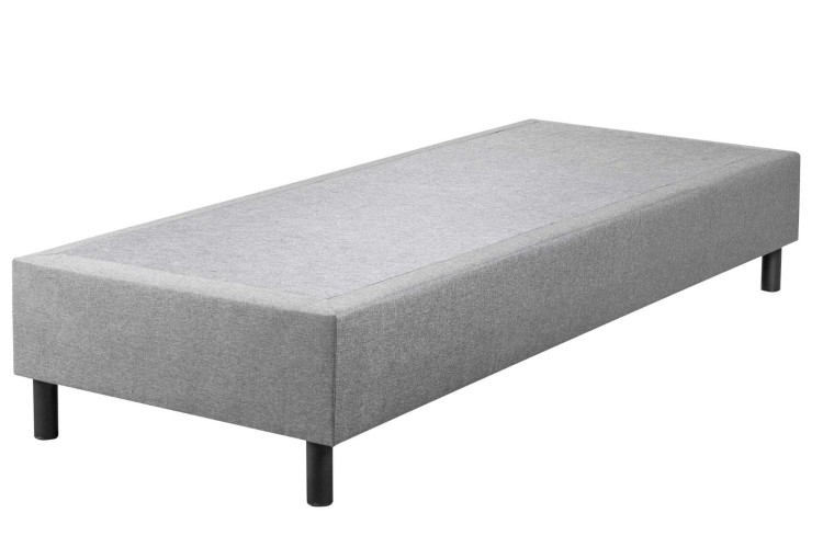 Łóżko hotelowe niskie możliwość łączenia BOX szare