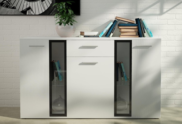 Komoda z szufladą Salsa WH20 3D 1S Biały