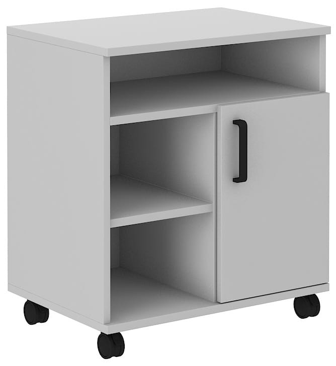 Kontenerek pod biurko na kółkach Malta 230 Jasny Szary