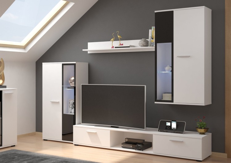 Meblościanka pod telewizor Salsa WH01 Biały