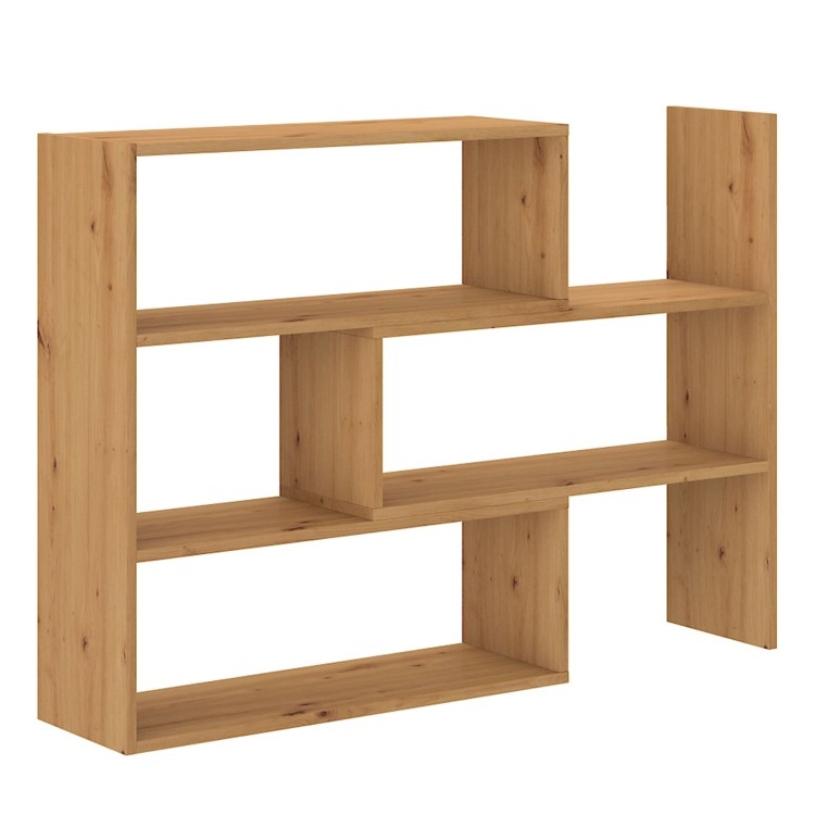 Regał na książki rozsuwany otwarty 83 cm Karol 03 Dąb Artisan