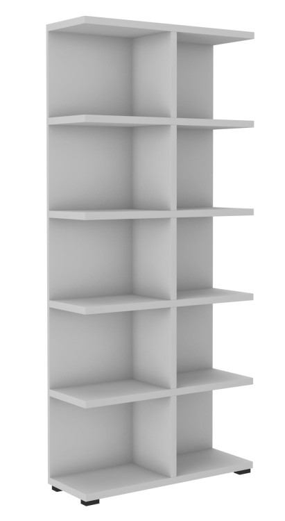 Regał otwarty wysoki biblioteczka 184 cm More 05 Szary