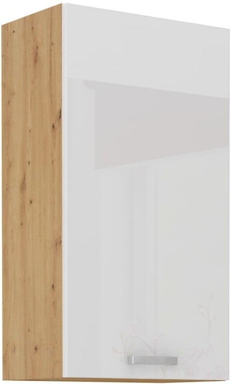 Szafka wisząca kuchenna w kolorze biały/dąb artisan kolekcja ARTISAN HG 45 G-90 1F