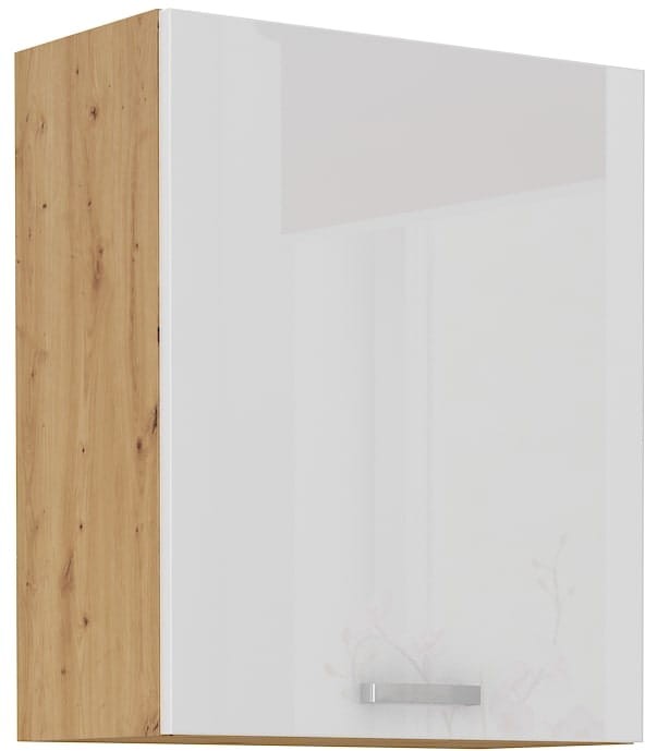 Szafka kuchenna górna w kolorze biały/dąb artisan kolekcja ARTISAN HG 60 G-72 1F