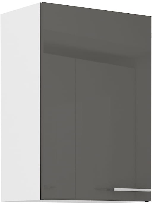 Szafka LARA 50 G-72 1F kuchenna wisząca górna Grafit/Biały